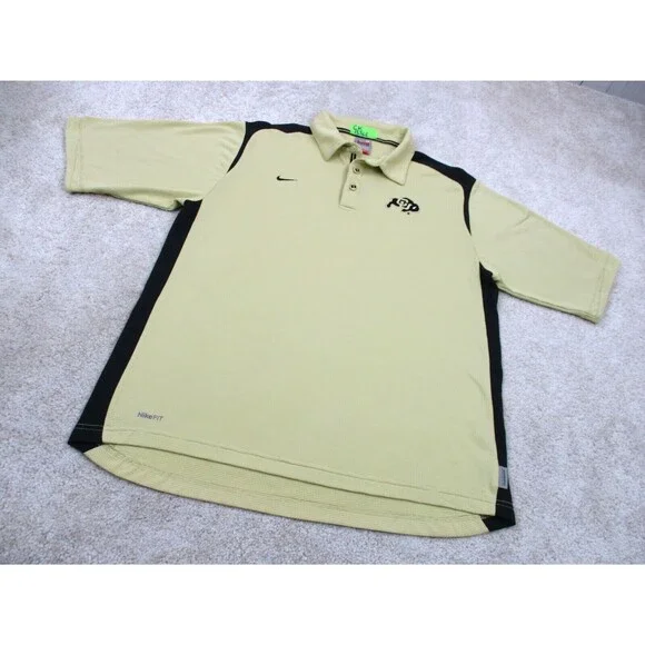 Colorado Buffaloes Nike Team Polo Shirt Mens Medium CU Boulder Football - Picture 2 of 15